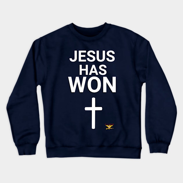 Jesus won Crewneck Sweatshirt by disposable762